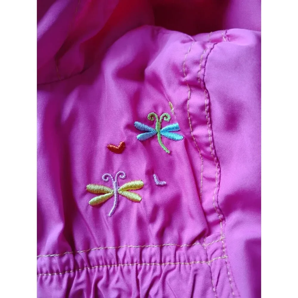 Carter's Girls Size 24 Months Bright Pink Hooded Windbreaker